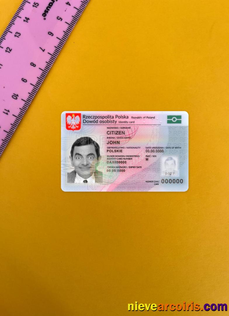 Poland ID card 2019-present version 2 photolook